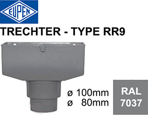 RO4509100 EUPEN REGENAFV.TRECHTER      í 80 MM/100 MM  RR 9