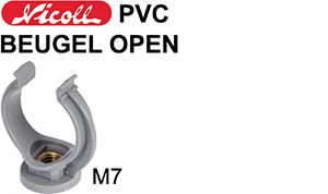 CO32 NICOLL PVC BEUGEL OPEN            í 32 MM M7 CO32