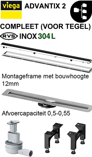 030.2310 VIEGA  ADVANTIX2 COMPL.  DOUCHEGOOT  VR TEGEL  75