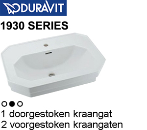 0438700000 DURAV 1930 WAST 70x50 CM 1KR.GAT  WIT 0438700000