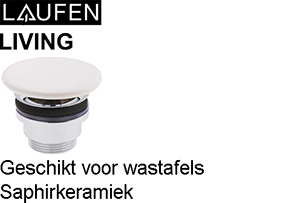 H8981880000001 LAUFEN LIVING WAST.PLUG  SAPHIRKER. 8981880000001